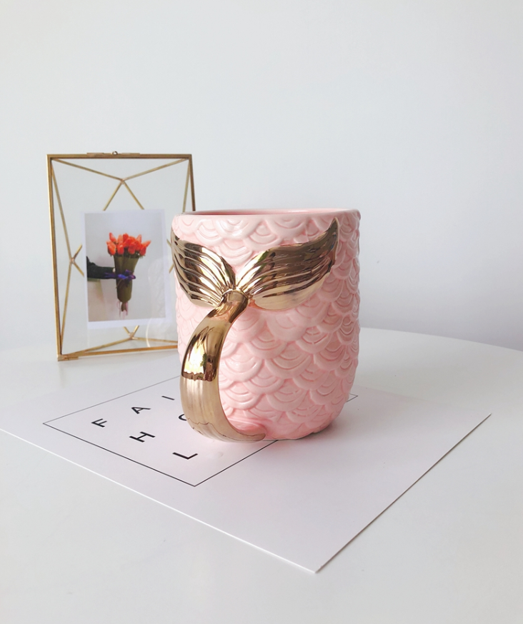 Mermaid Tail Mug - Creative Drinkware Cup