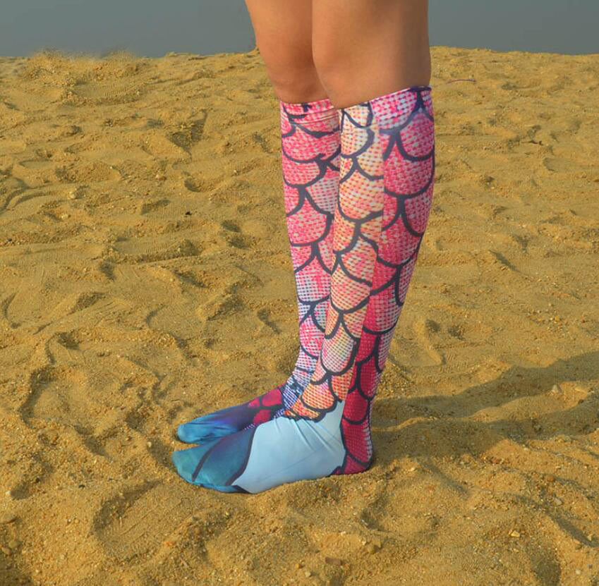 Women's Mermaid Print Socks