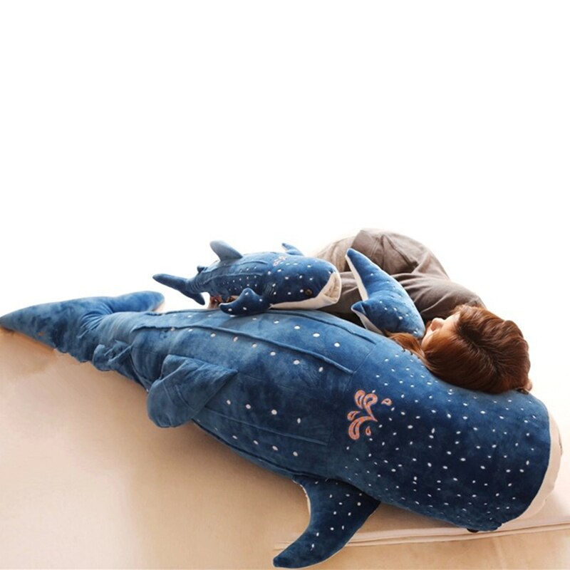 Cartoon Whale Plush Pillow