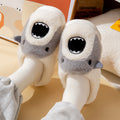 Snazzy Shark Plush Slippers