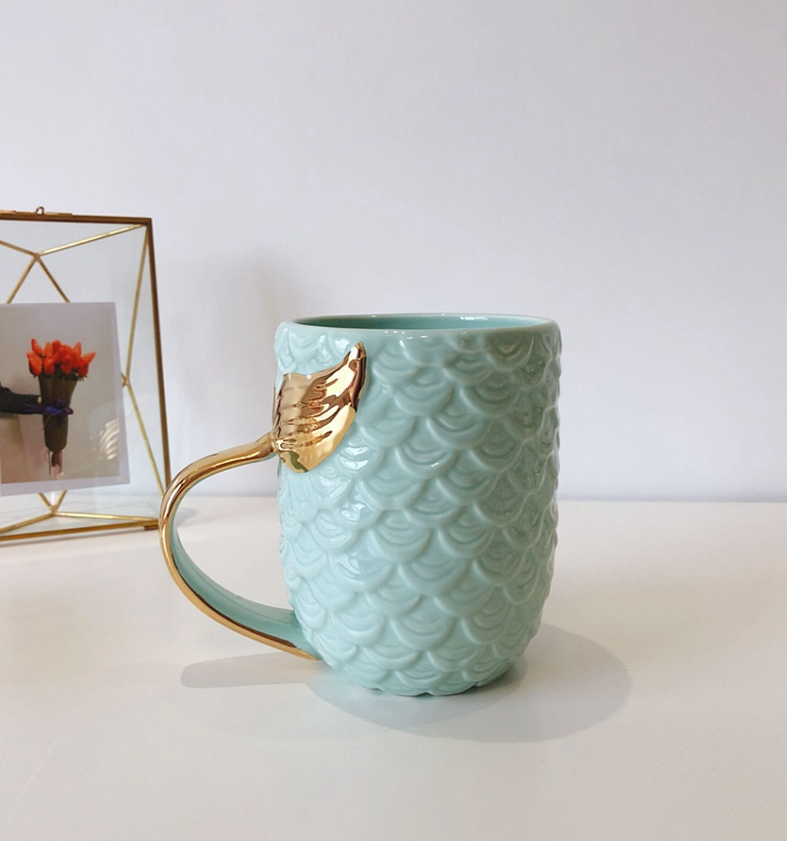 Mermaid Tail Mug - Creative Drinkware Cup
