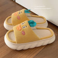 Cheery opened toed slippers for lounging mermaids to enjoy