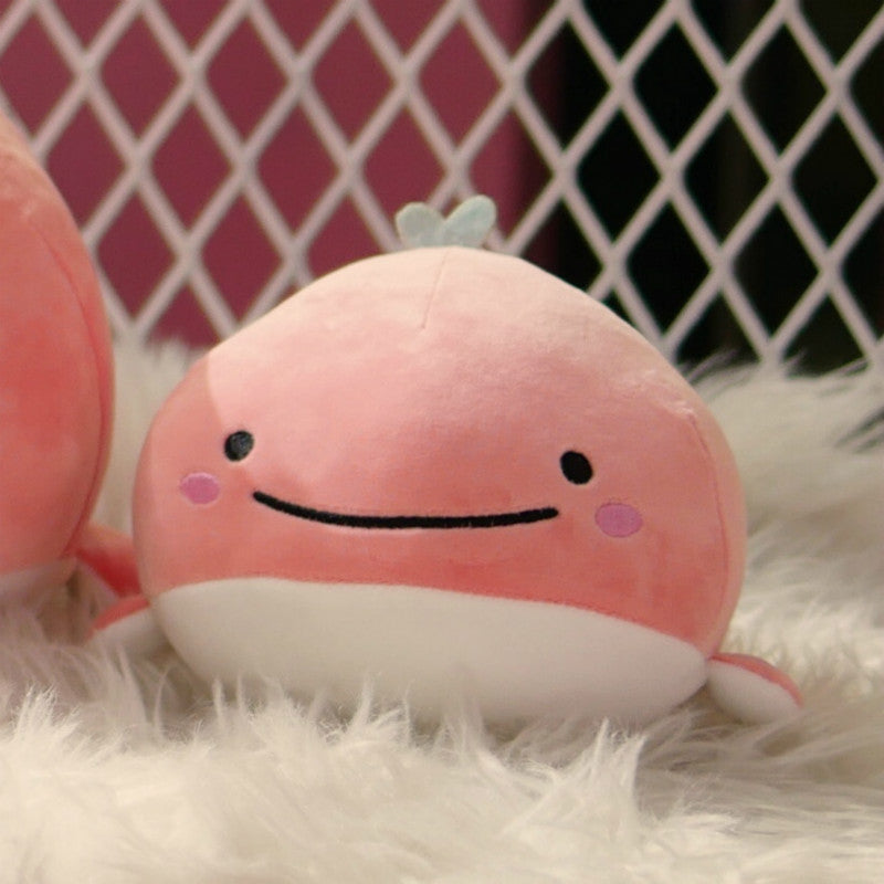 Mermaid approved pink or blue whale plushie