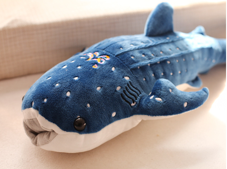 Cartoon Whale Plush Pillow