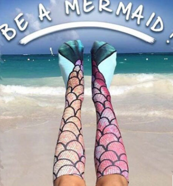Mermaid Mid-Calf Socks (Pair)