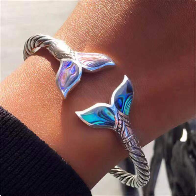 Adjustable Colorful Mermaid Tail Bracelet