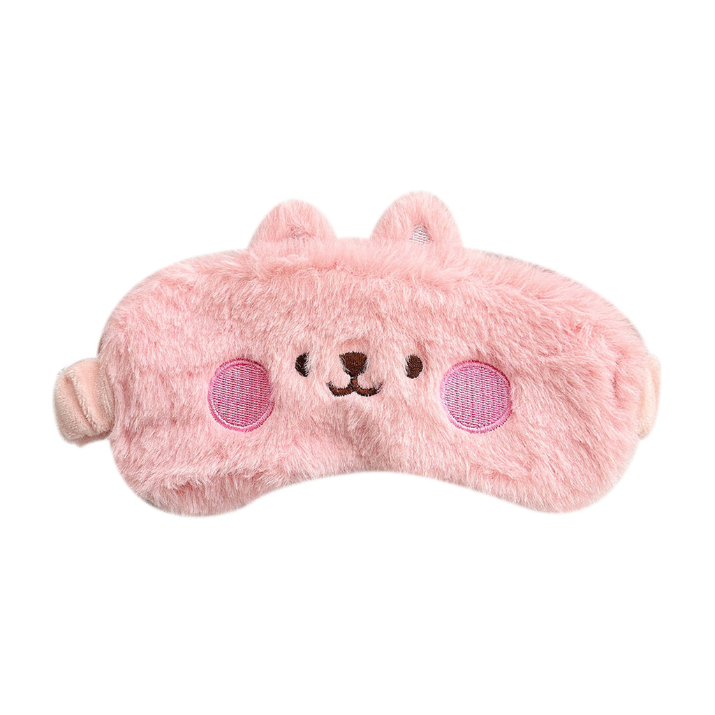 Cartoon Plush Sleep Mask