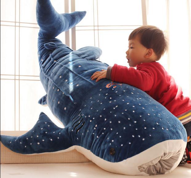 Cartoon Whale Plush Pillow