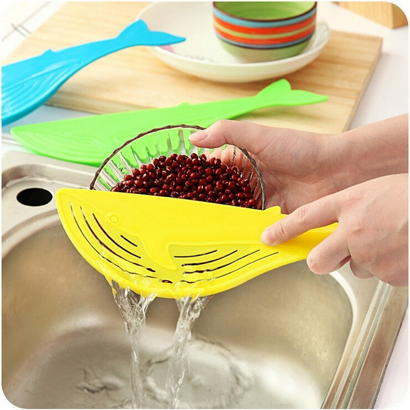 Whale-Shaped Kitchen Strainer Rack