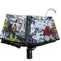 Snoopy Woodstock cartoon creative automatic umbrella two-dimensional animation peripheral transparent 3 folding umbrella gift