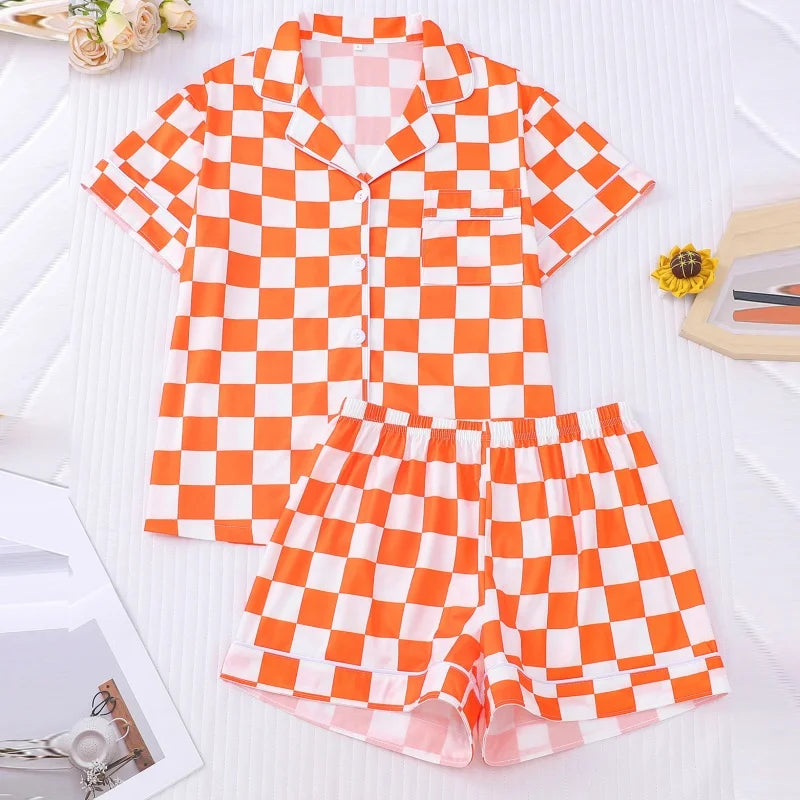 Women's Two-Piece Printed Pajama Set