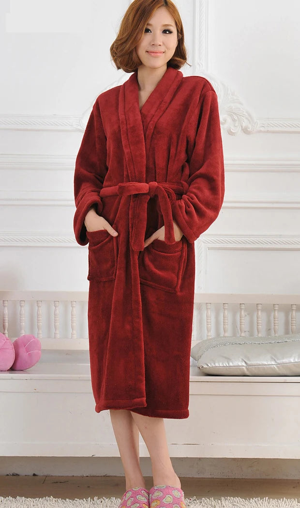 Lovers Flannel Bathrobes