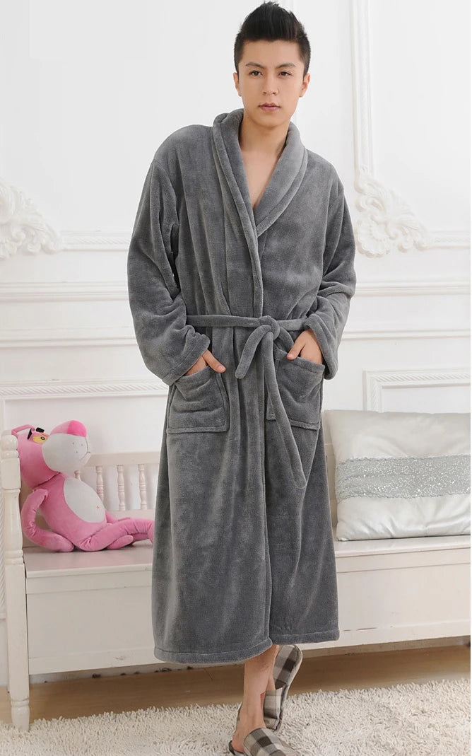Lovers Flannel Bathrobes