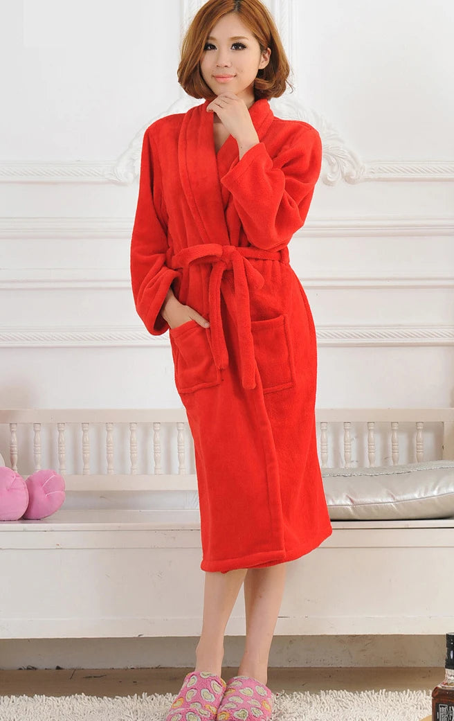 Lovers Flannel Bathrobes