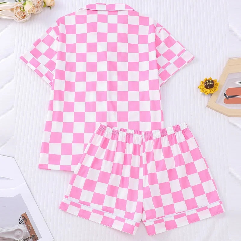 Women's Two-Piece Printed Pajama Set