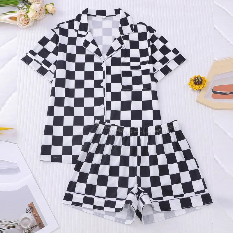 Women's Two-Piece Printed Pajama Set