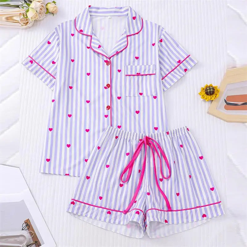 Women's Soft Shorts Pajama Set