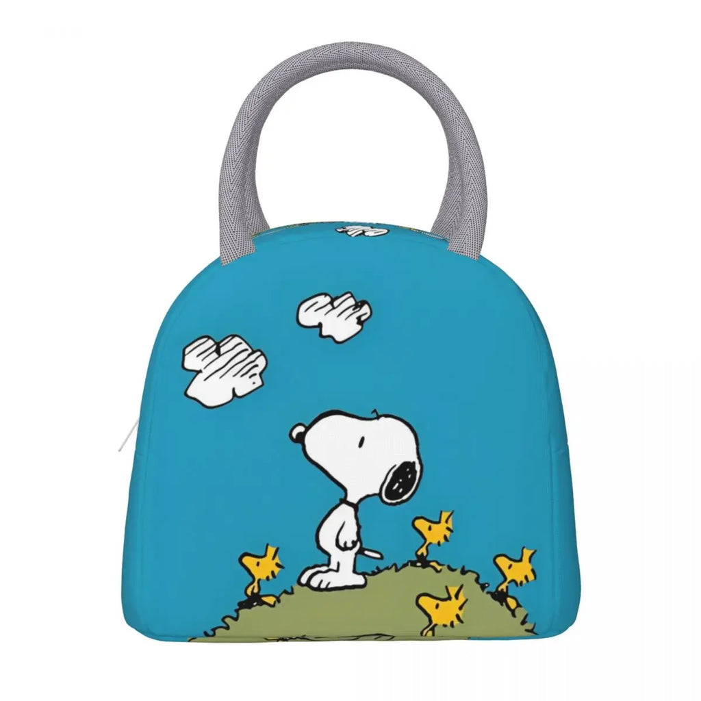 Snoopy Peanuts Insulated Lunch Bags Leakproof Meal Container Thermal Bag Lunch Box Tote School Travel Men Women