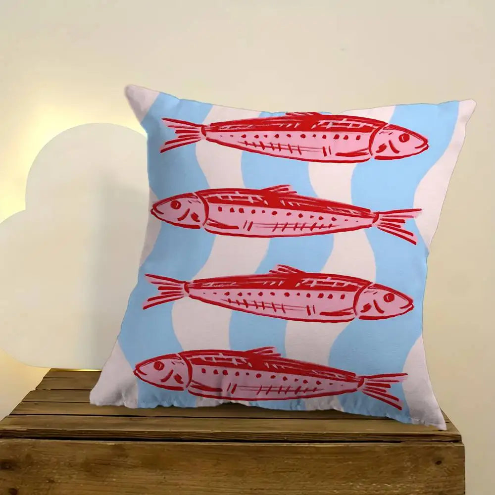 Sardine Can Decorative Pillow Cover