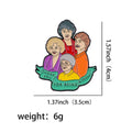 Cartoon The Golden Girls Cute Enamel Pins Elephant Brooches For Clothing Backpack Lapel Badges Fashion Jewelry Accessories Gifts