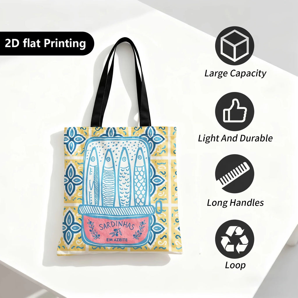 Sardine Tile Tote Bag