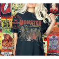 Vintage Memento Mori Floral Skeleton Print  T-Shirt Grunge Gothic Unisex Dark Streetwear Cotton Top