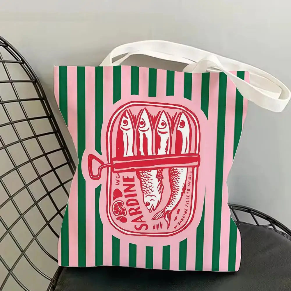Sardine Can Canvas Tote Bag