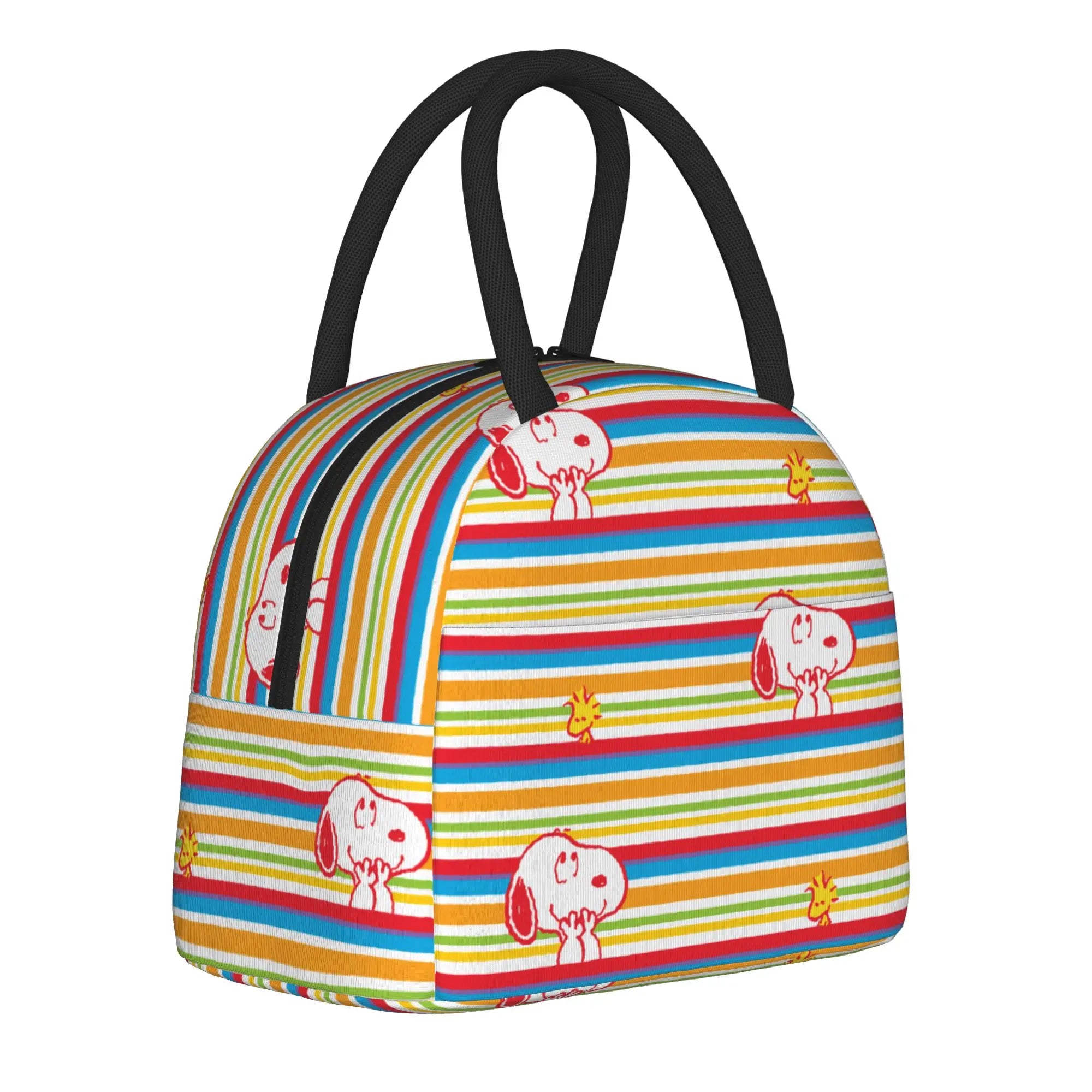S-Dog-Snoopies Cartoon  Insulated Lunch Bag Cooler Bag Lunch Container  Leakproof Lunch Box Tote for Men Women Office  Picnic