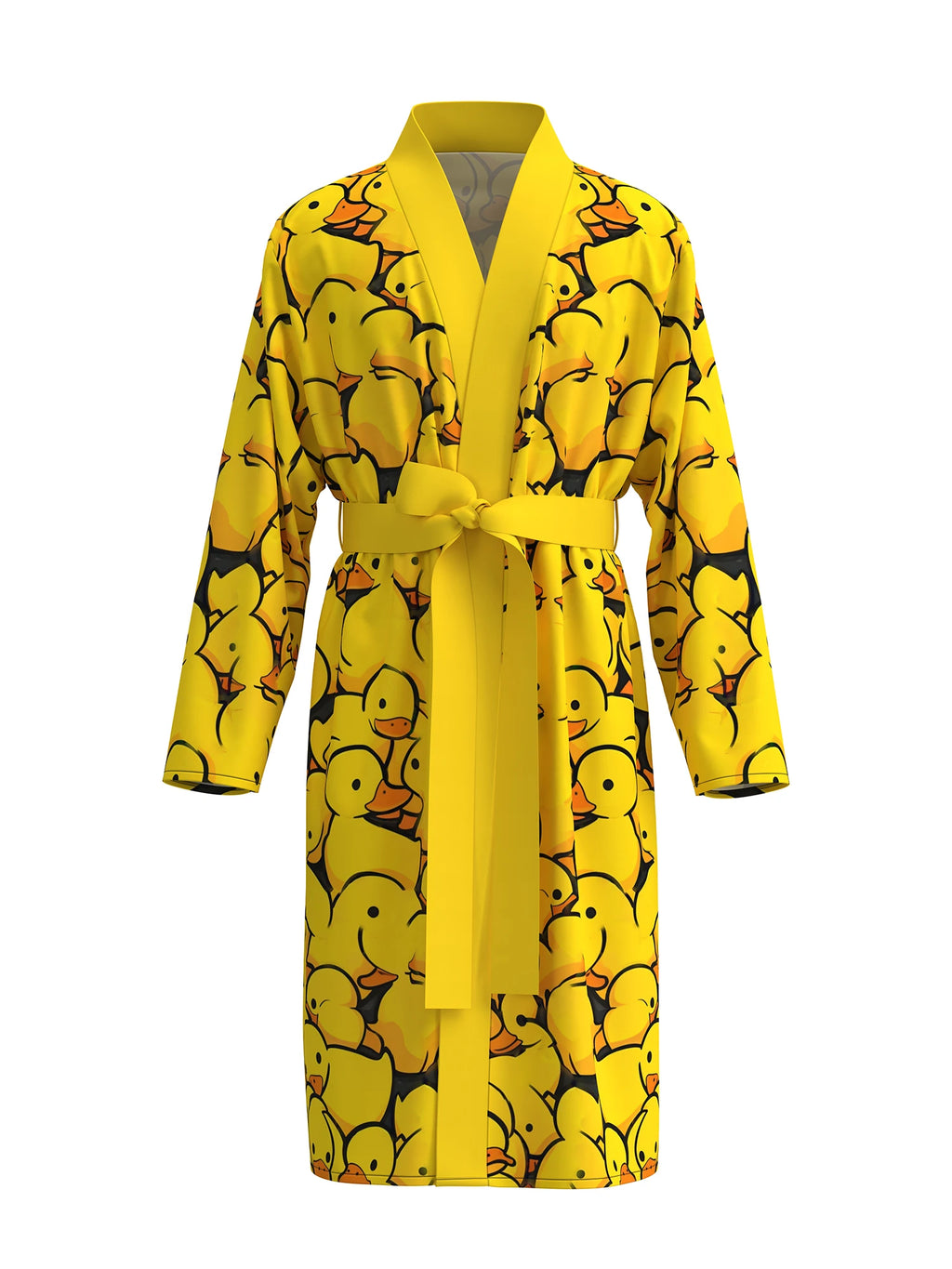 New men's nightgown, skin-friendly bathrobe 3D printed home casual quick-drying