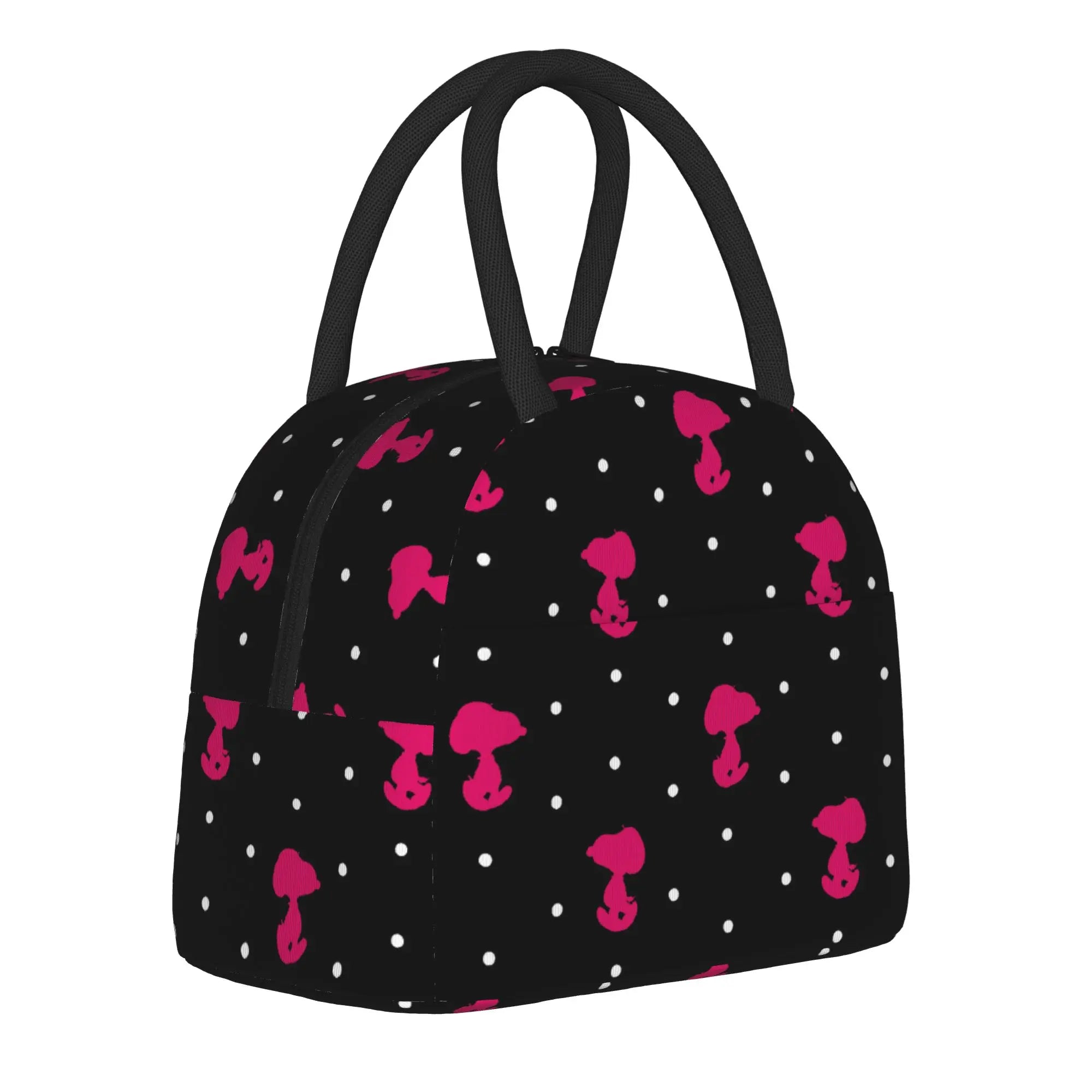 S-Dog-Snoopies Cartoon  Insulated Lunch Bag Cooler Bag Lunch Container  Leakproof Lunch Box Tote for Men Women Office  Picnic