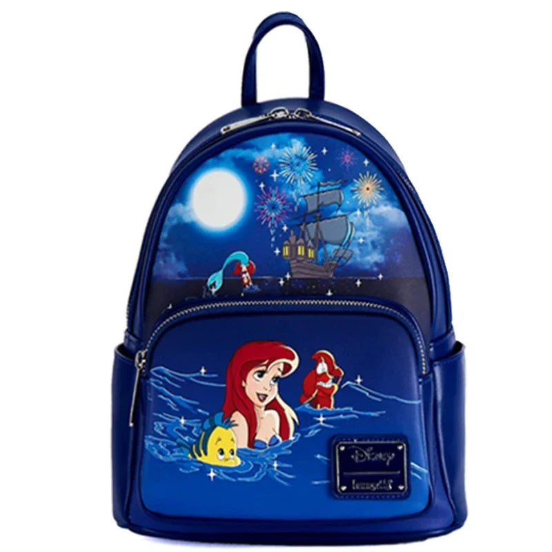 Loungefly Princess Series Manga Style Animated Collage Collection Mini Backpack