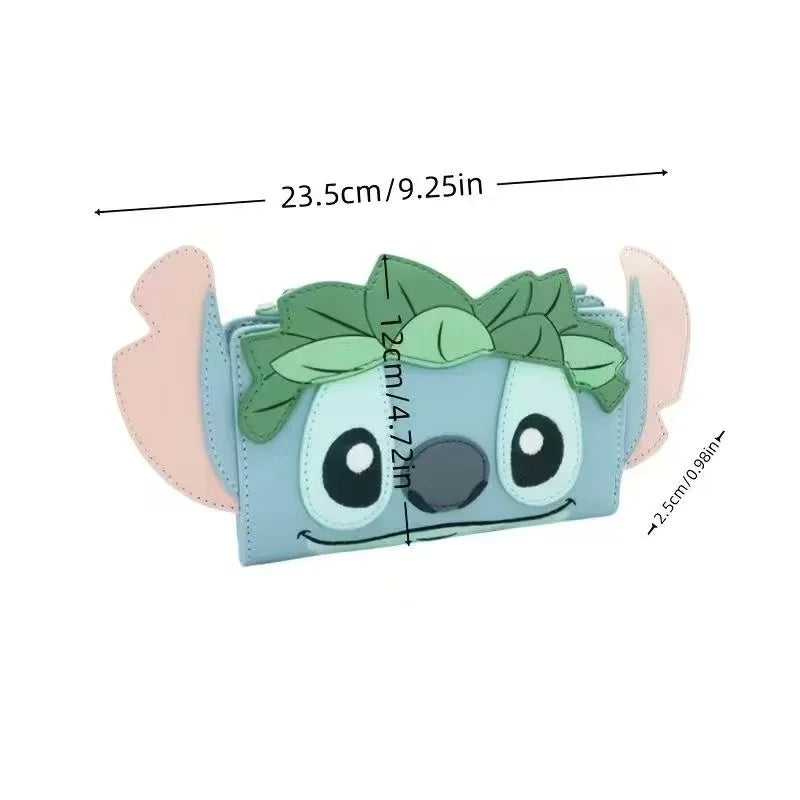 Original Lilo and Stitch Loungefly Cosplay Womens Double Strap Shoulder Bag Purse