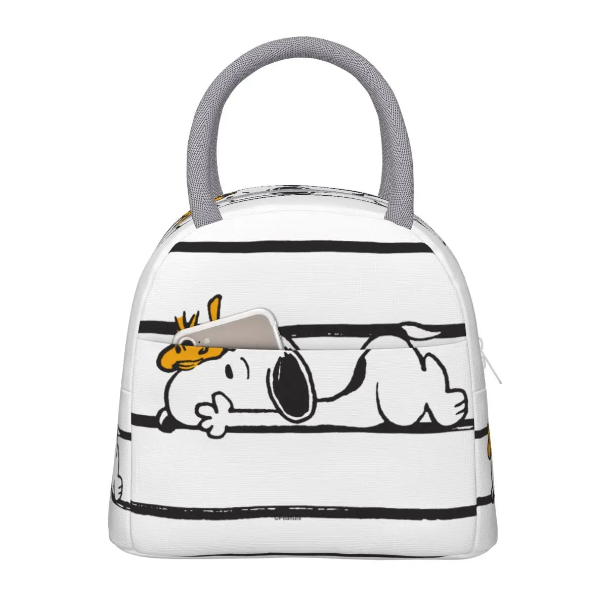 Snoopy Peanuts Insulated Lunch Bags Leakproof Meal Container Thermal Bag Lunch Box Tote School Travel Men Women