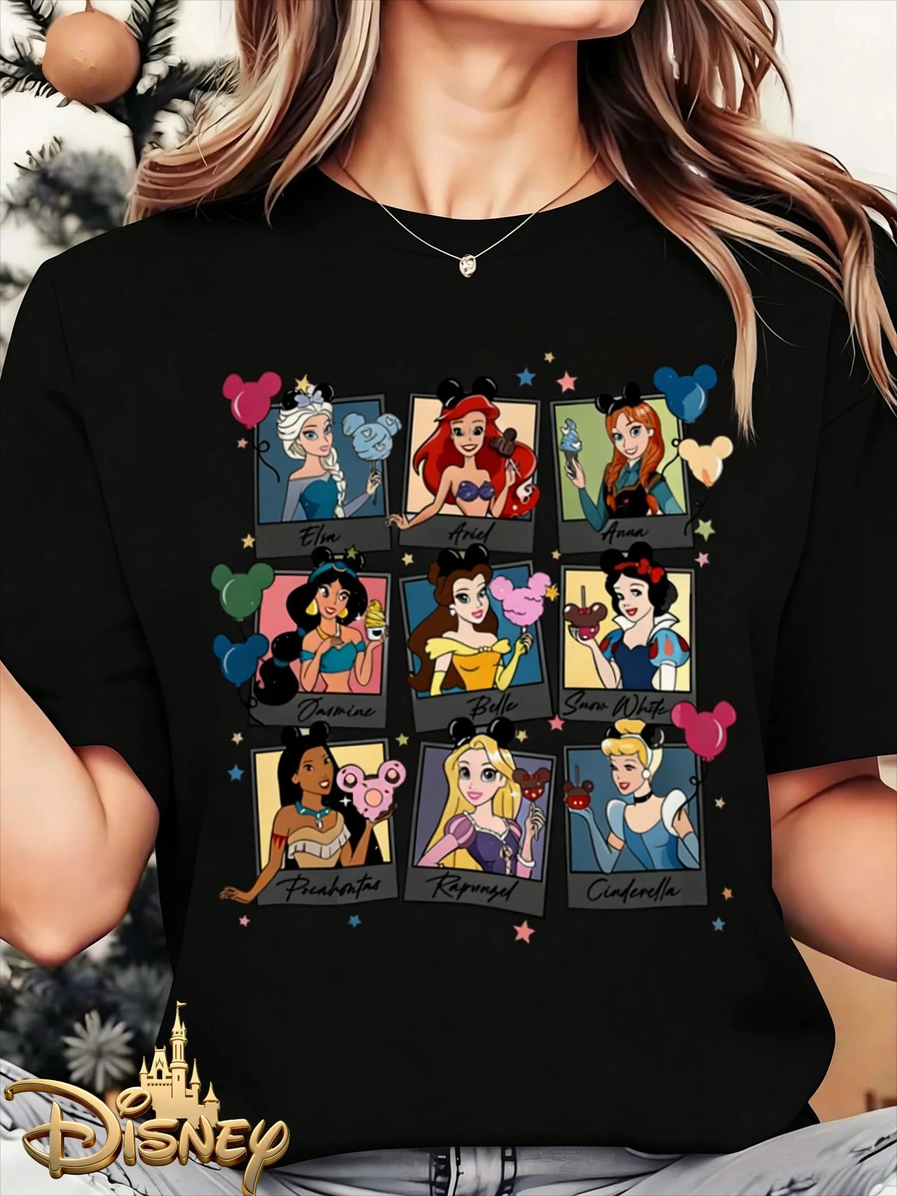 Princesses All Gather Short-sleeved T-shirts