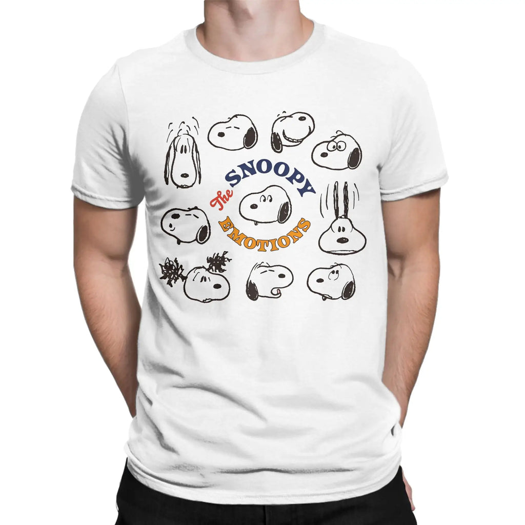 Print Snoopy Since 1958  T Shirt Cotton Short Sleeve  Round Neck