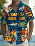 “Gillian’s Island 3 Hour  Tour” 2026 Summer Collection Men's Hawaiian Shirt Casual Man Women Short Sleeve Cool Beach Party Print Fashion Outfits