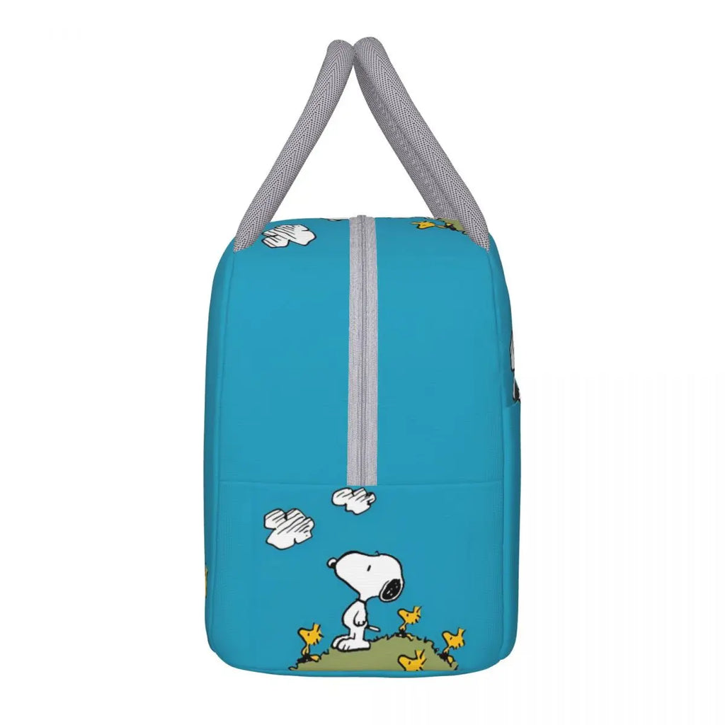 Snoopy Peanuts Insulated Lunch Bags Leakproof Meal Container Thermal Bag Lunch Box Tote School Travel Men Women