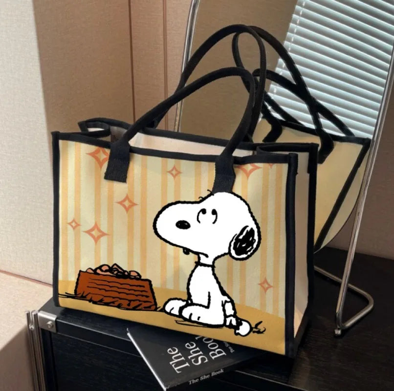 New Snoopy Cartoon Canvas Tote Bag