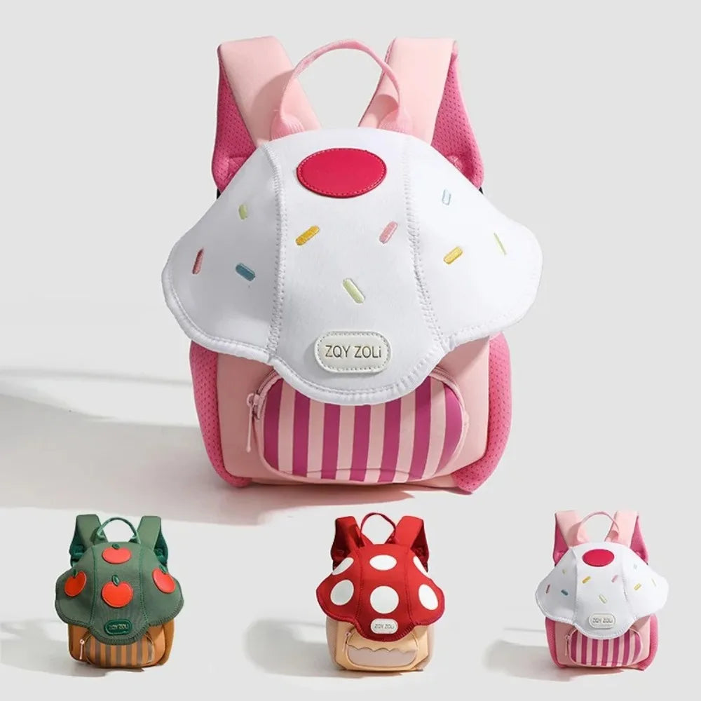 Mini and Cute Mushroom and Cupcake shaped backpack
