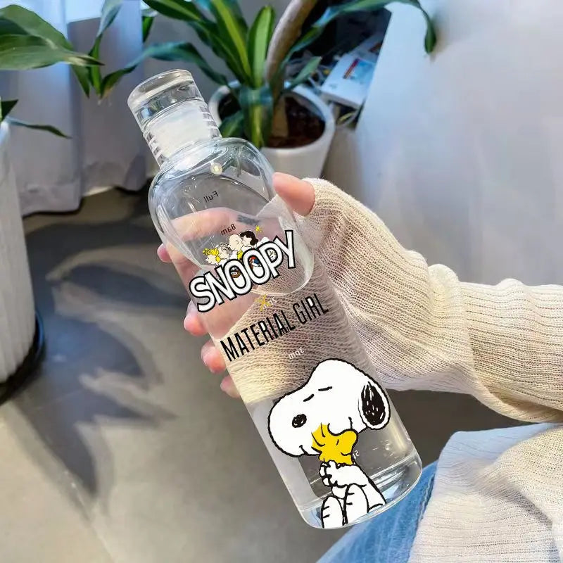 Snoopy Transparent Plastic Bottle