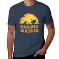 Fourha Hakuna Cartoon T-Shirt Christmas Theme Tee Top