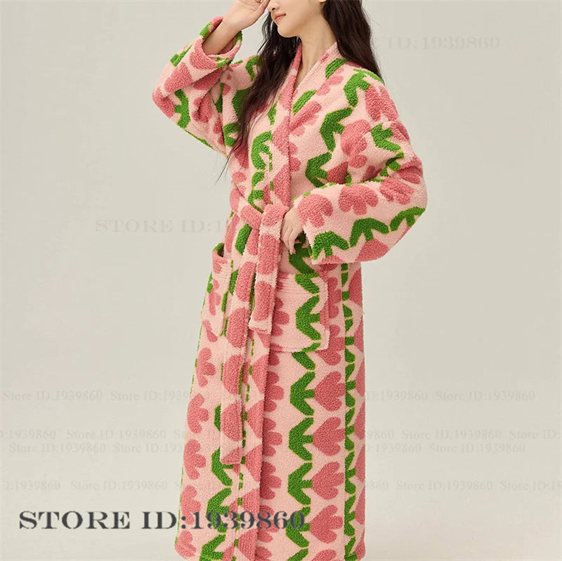 Thick Coral Fleece Robe