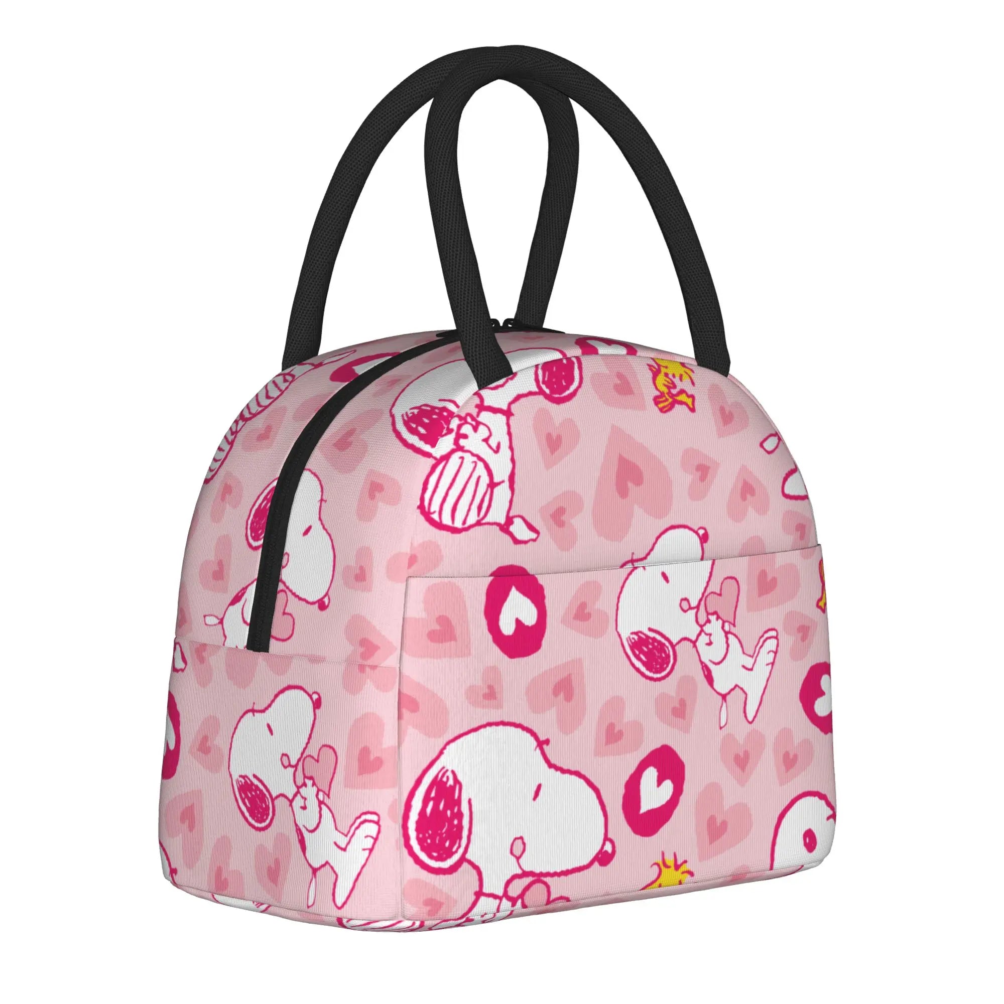 S-Dog-Snoopies Cartoon  Insulated Lunch Bag Cooler Bag Lunch Container  Leakproof Lunch Box Tote for Men Women Office  Picnic