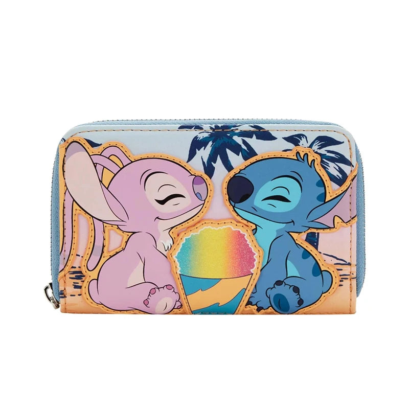Lilo and Stitch Snow Cone Date Night mini backpack and wallet , Wallet “Loungefly” Bags and Wallets