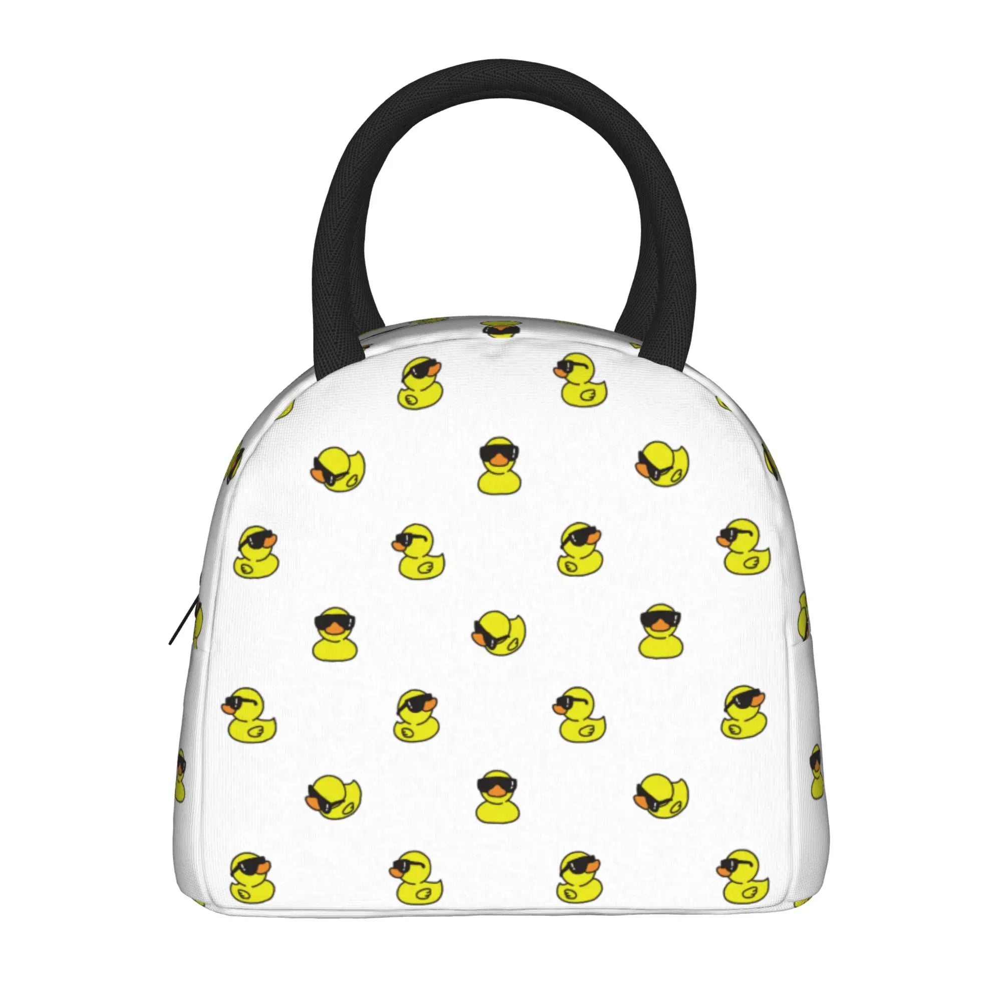 Cartoon Yellow Duck Pattern  Insulated Lunch Bags Thermal Bag Lunch Container  Leakproof Lunch Box Tote Food Storage Bags