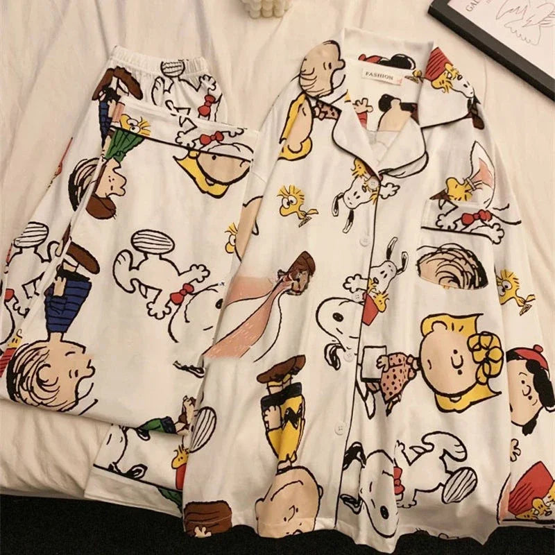 SnoopyPeanuts Cartoon Pajamas