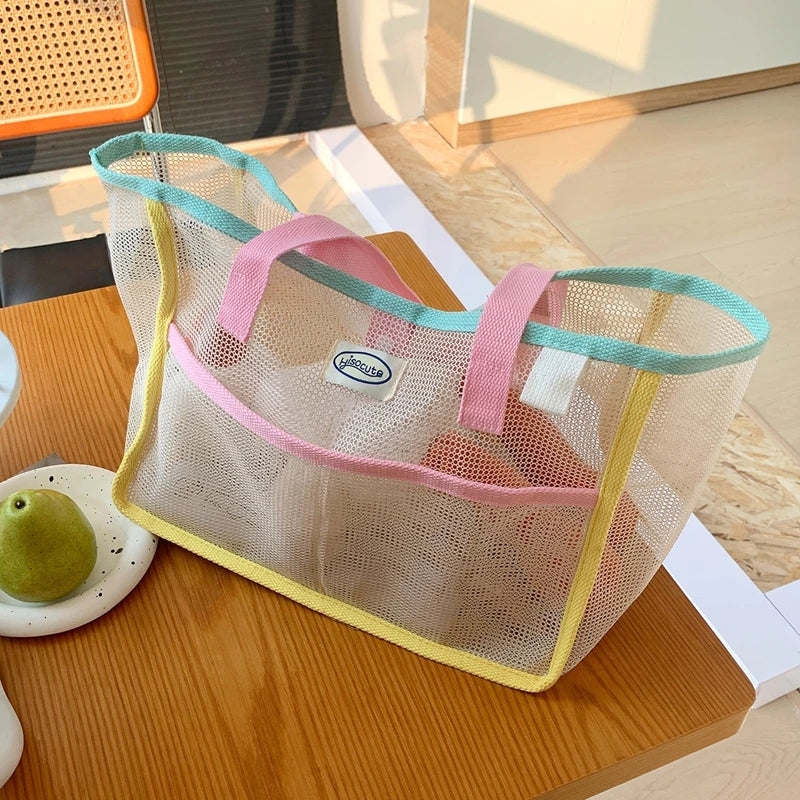 Mesh Beach Tote Bag