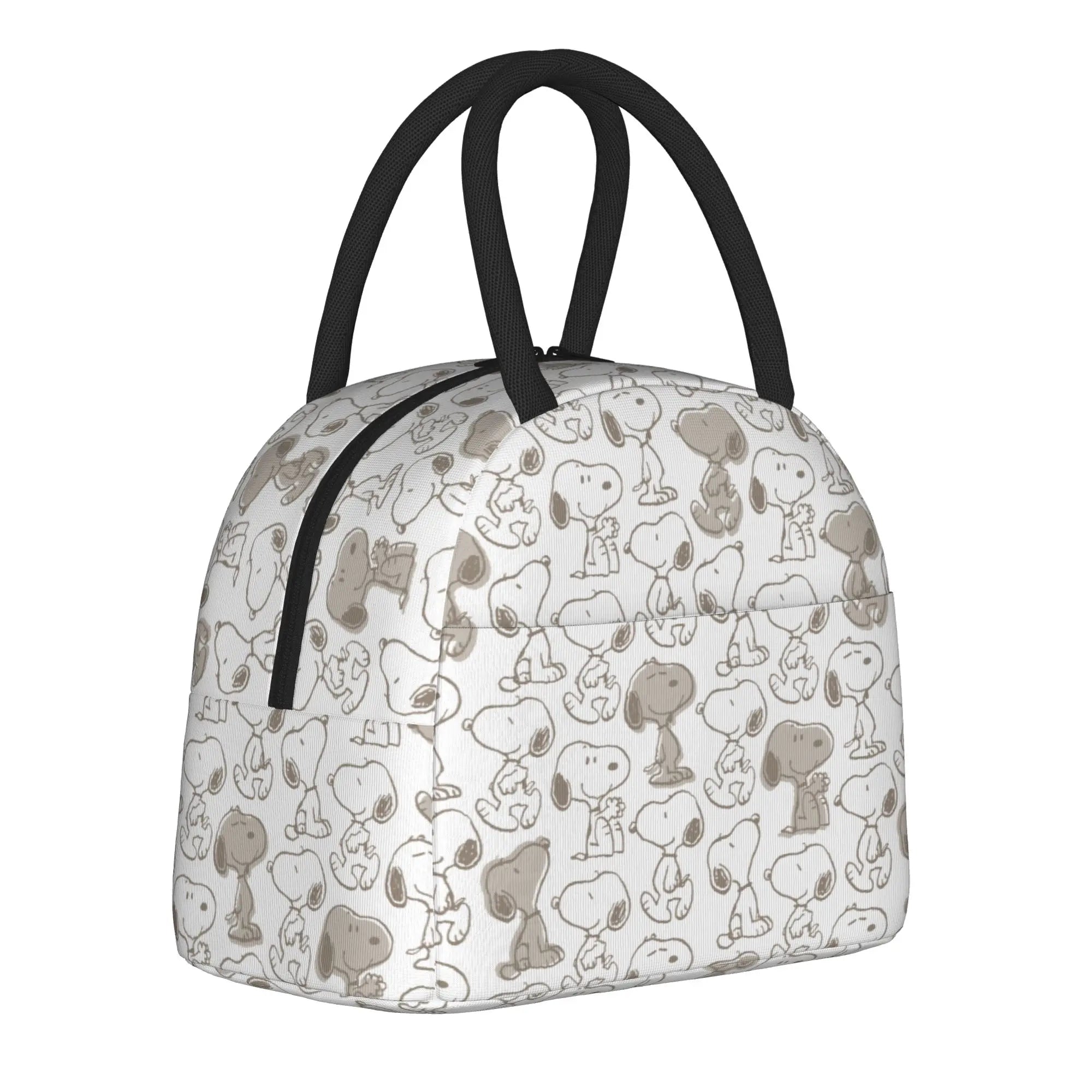 S-Dog-Snoopies Cartoon  Insulated Lunch Bag Cooler Bag Lunch Container  Leakproof Lunch Box Tote for Men Women Office  Picnic