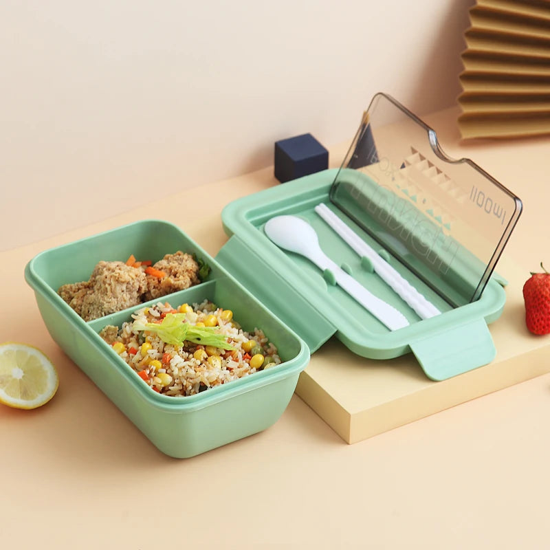1pc Cute Lunch Box School Outdoor Camping Picnic Food Container