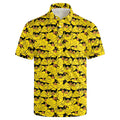 Harajuku Fashion Rubber Duck 3D Print Short Sleeve Polo Shirts for Men Clothes Funny Animal Little Yellow Duck Button POLO Shirt